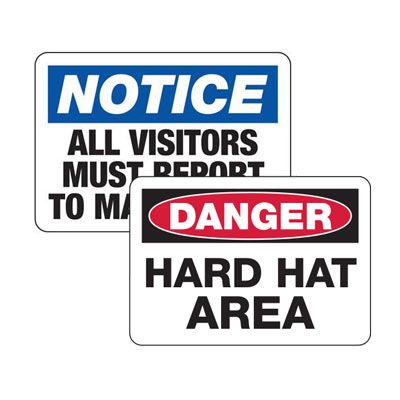 Scaffold, Mine & Construction Site Signs