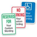 Custom Parking and Traffic Signs