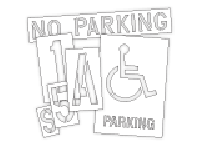 Parking Lot Stencils