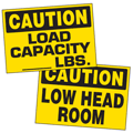 Clearance and Capacity Labels