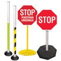 Parking Stanchions & Parking Sign Stands