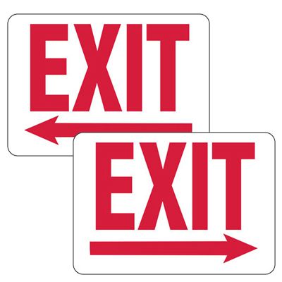 Exit Route Signs