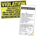 Parking Tickets and Warning Labels