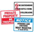 Standard Grade Security Signs (Indoor/Outdoor)