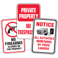 Outdoor and Heavy-Duty Security Signs
