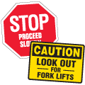 Plant Traffic and Forklift Safety Signs