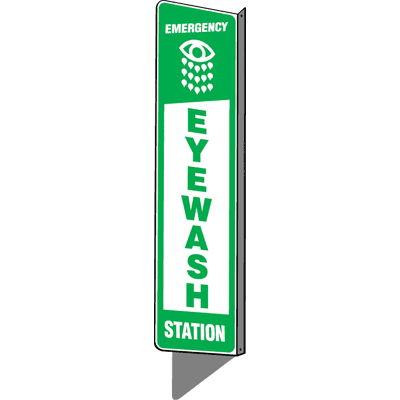 2-Way, 3-Way Emergency Eyewash Station Sign