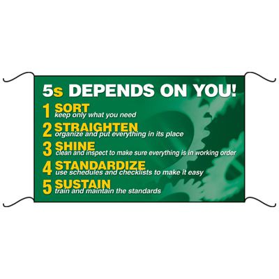 5S Depends On You Banner & Wallchart