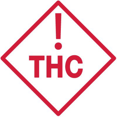 Universal THC Symbol Labels - Colorado