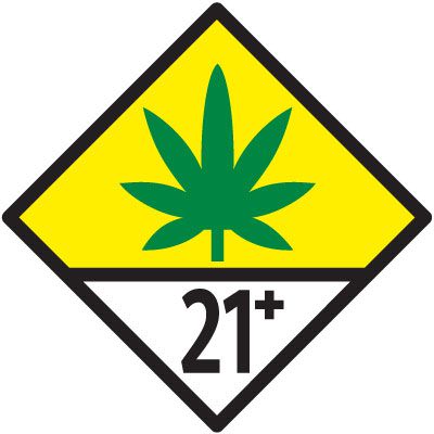 Universal THC Symbol Labels - Washington