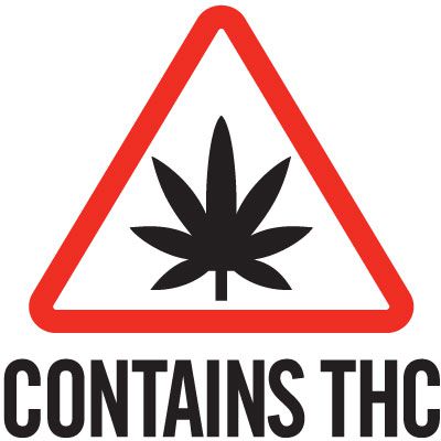 Universal THC Symbol Labels - Massachusetts/Maine