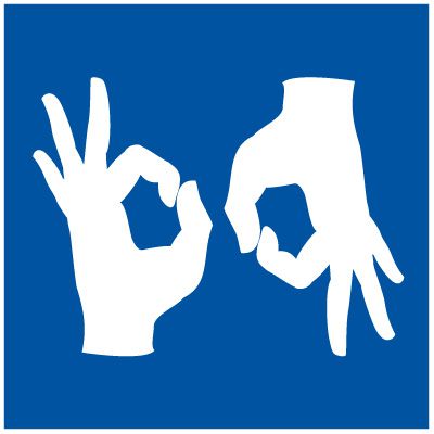 Sign Language Interpretation Symbol Signs - ADA