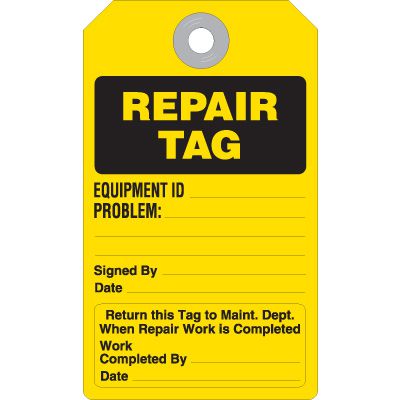 Repair Tags