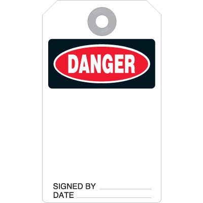 Danger Accident Prevention Tag