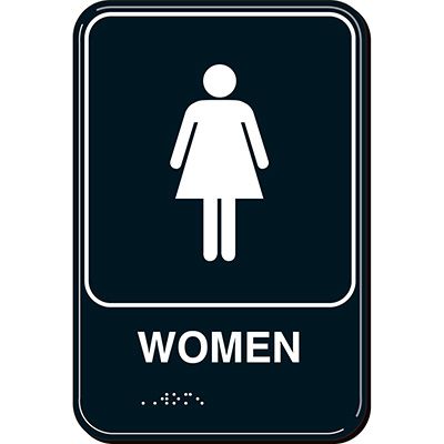 ADA Restroom Signs - Women
