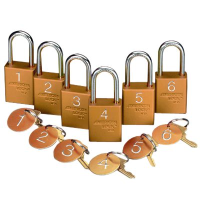 American Lock ® Pre-Numbered Padlock Sets