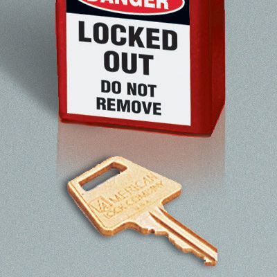 Master Key for Master Keyed American Lock Aluminum Padlocks