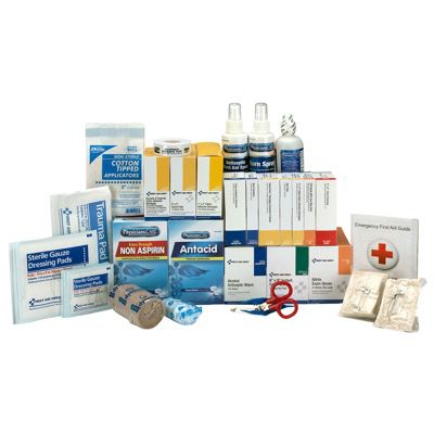 ANSI 100-Person Class A+ First Aid Kit With Meds