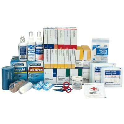 ANSI 100-Person Class B+ First Aid Kit With Meds