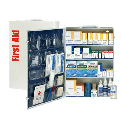 ANSI 150-Person Class B+ First Aid Kit With Meds