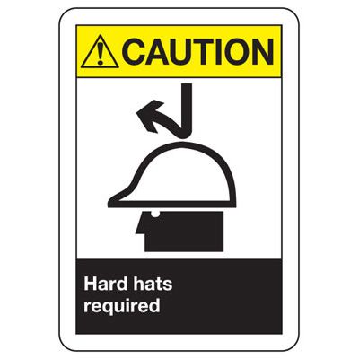 Caution Signs - Hard Hat Required