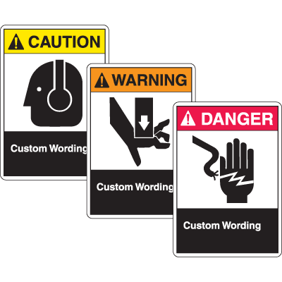 Custom ANSI Z535 Safety Labels