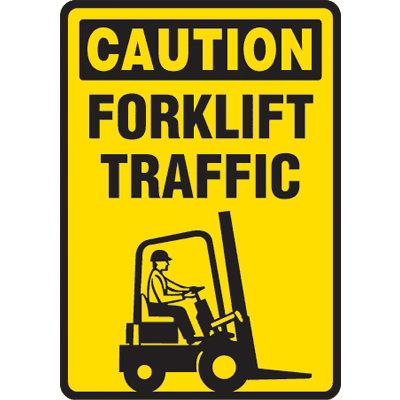 Forklift Safety Floor Decal