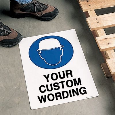 Custom Anti-Slip Safety Floor Signs
