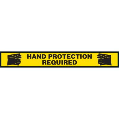 Hand Protection Required Floor Marking Strip