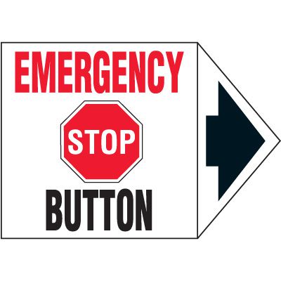 Arrow Labels - Emergency Stop Button