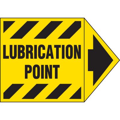 Arrow Labels - Lubrication Point