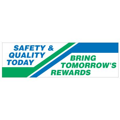 Safety And Quality Banner