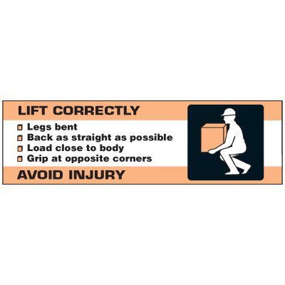 Lift Correctly Banner