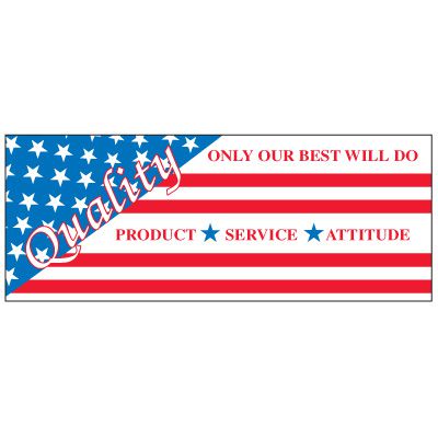 Only Our Best Will Do Banner