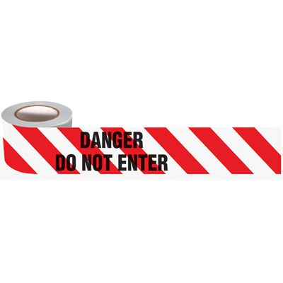 Jumbo Danger Do Not Enter Barricade Tape