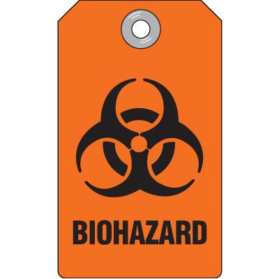 Biohazard Plastic Tag