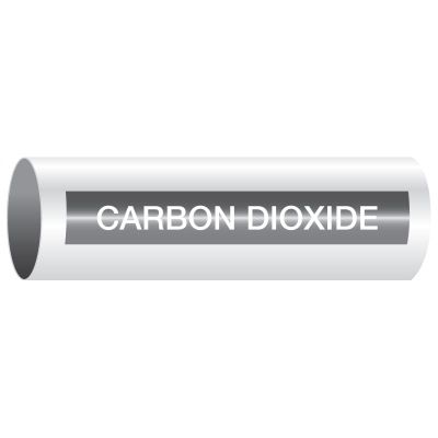 Carbon Dioxide - Opti-Code® Self-Adhesive Medical Gas Pipe Markers