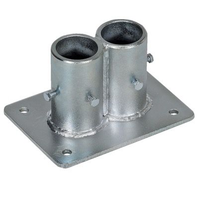 Cast Steel Double Socket - No Toeboard Access