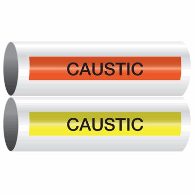 Caustic - Opti-Code® Self-Adhesive Pipe Markers