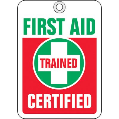 First Aid ID Tags