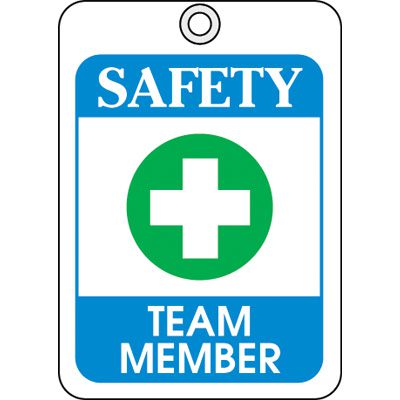 Safety Team Member ID Tags