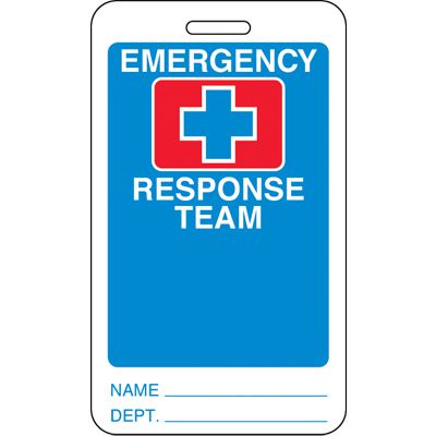 Emergency Response Team ID Tag