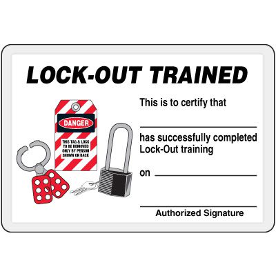 Lock-Out Trained Card