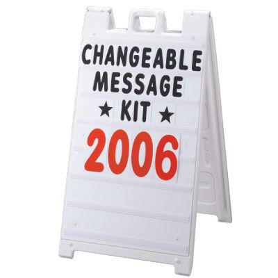 Changeable Message Kit - Plasticade® 8410