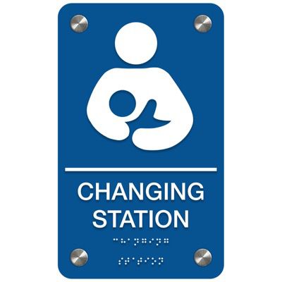 Changing Station - Premium ADA Restroom Signs