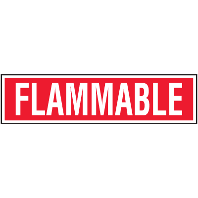 Chemical Label Value Packs - Flammable