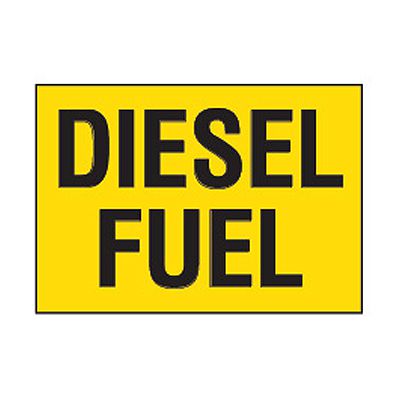 Chemical Safety Labels - Diesel Fuel