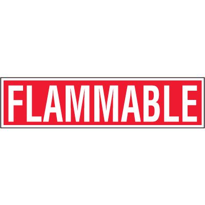 Chemical Hazard Labels - Flammable