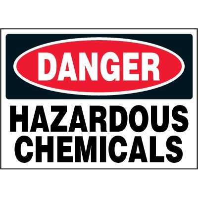 Danger Labels - Hazardous Chemicals