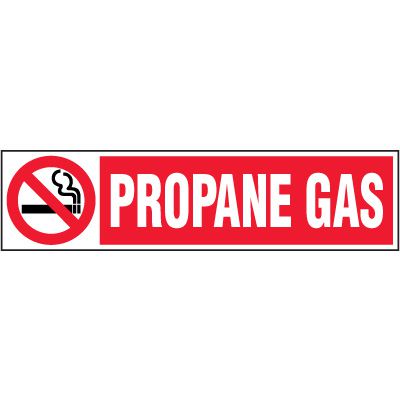 Chemical Hazard Labels - Propane Gas
